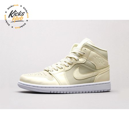 Air Jordan 1 MidGoose Feather Yellow 36-46