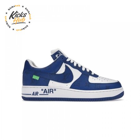 Louis Vuitton Nike Air Force 1 Low By Virgil Abloh White Royal Size 40-45