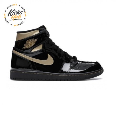 Jordan 1 Retro High Black Metallic Gold (2020) Size 36-47.5