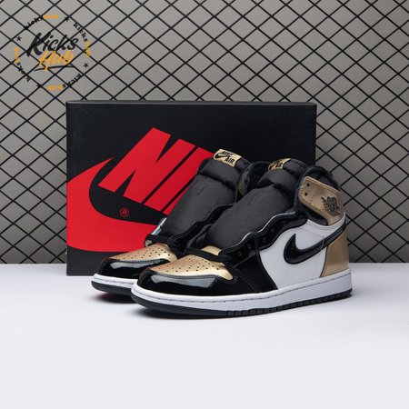 Jordan 1 Retro High NRG Patent Gold Toe Size 40-47.5