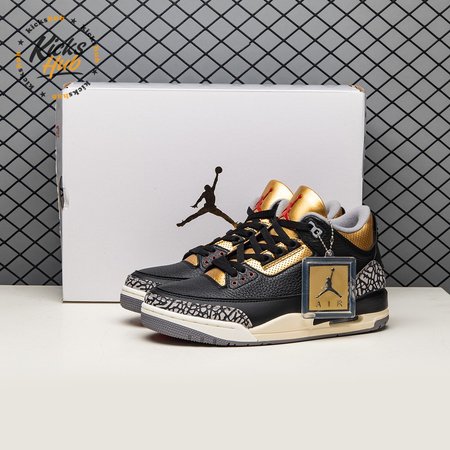 Air Jordan 3 Black Gold Size 40.5-46