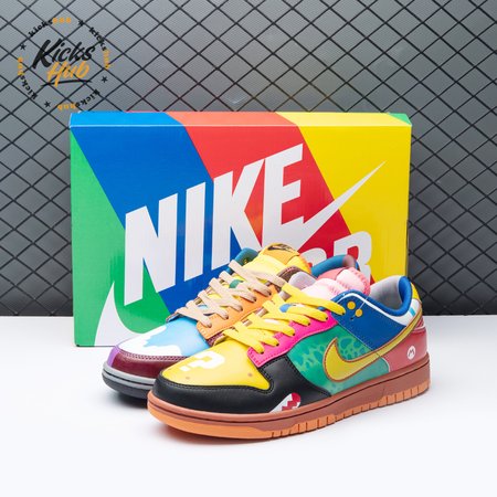 Nike Dunk Low What the Super Mario Custom Size 40-48.5