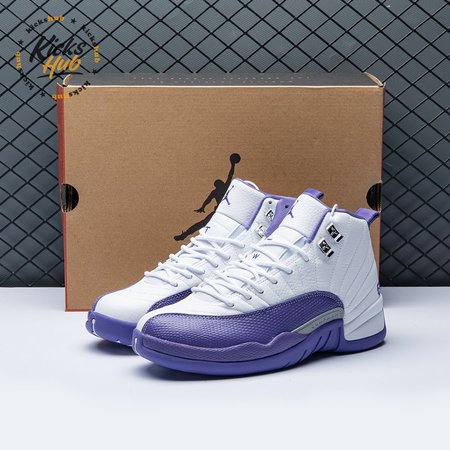 Air Jordan 12 White Purple Size 40-47.5