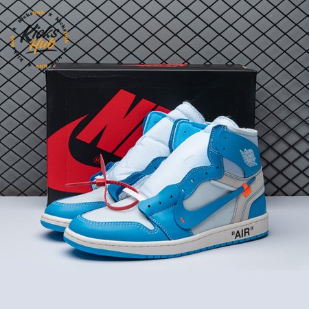 Off-White x Air Jordan 1 Retro High OG 'UNC' Size 36-47.5