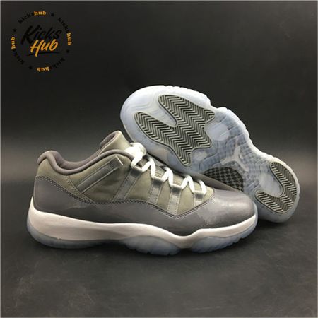 Jordan 11 Retro Low Cool Grey 528895-003 Size 36-47.5