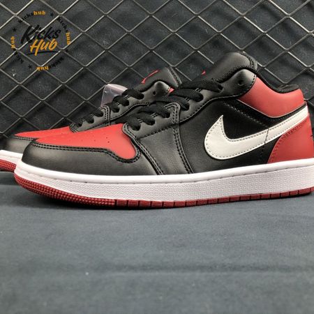 Jordan 1 Low Alternate Bred Toe 553558-066 Size 36-47.5