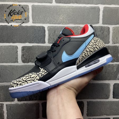 Jordan Legacy 312 Low Black Valor Blue CD7069-004