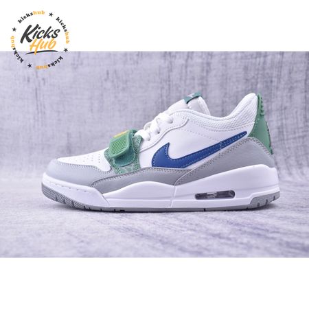 Jordan Legacy 312 Low White Pine Industrial Blue CD9054-140 Unisex Size