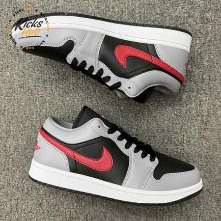 Jordan 1 Low Cement Grey Fire Red FZ4183-002 Unisex Size