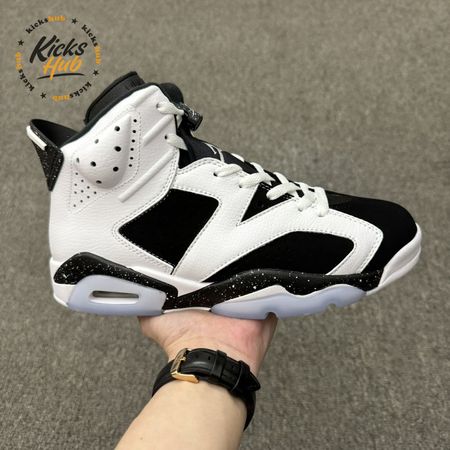 Jordan 6 Retro Oreo 384664-101 Men Size